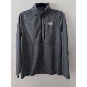 The North Face Gray Blue‎ 1/2 Zip Pullover Women’s Size Large*